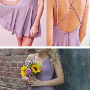 Lavender urban outfitters dress